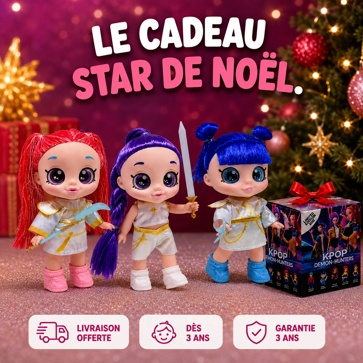 K-Pop SuperStar Mini : Édition Chibi Chantante – Figurine Collector Idol + Boîte Cadeau Surprise GRATUITE !